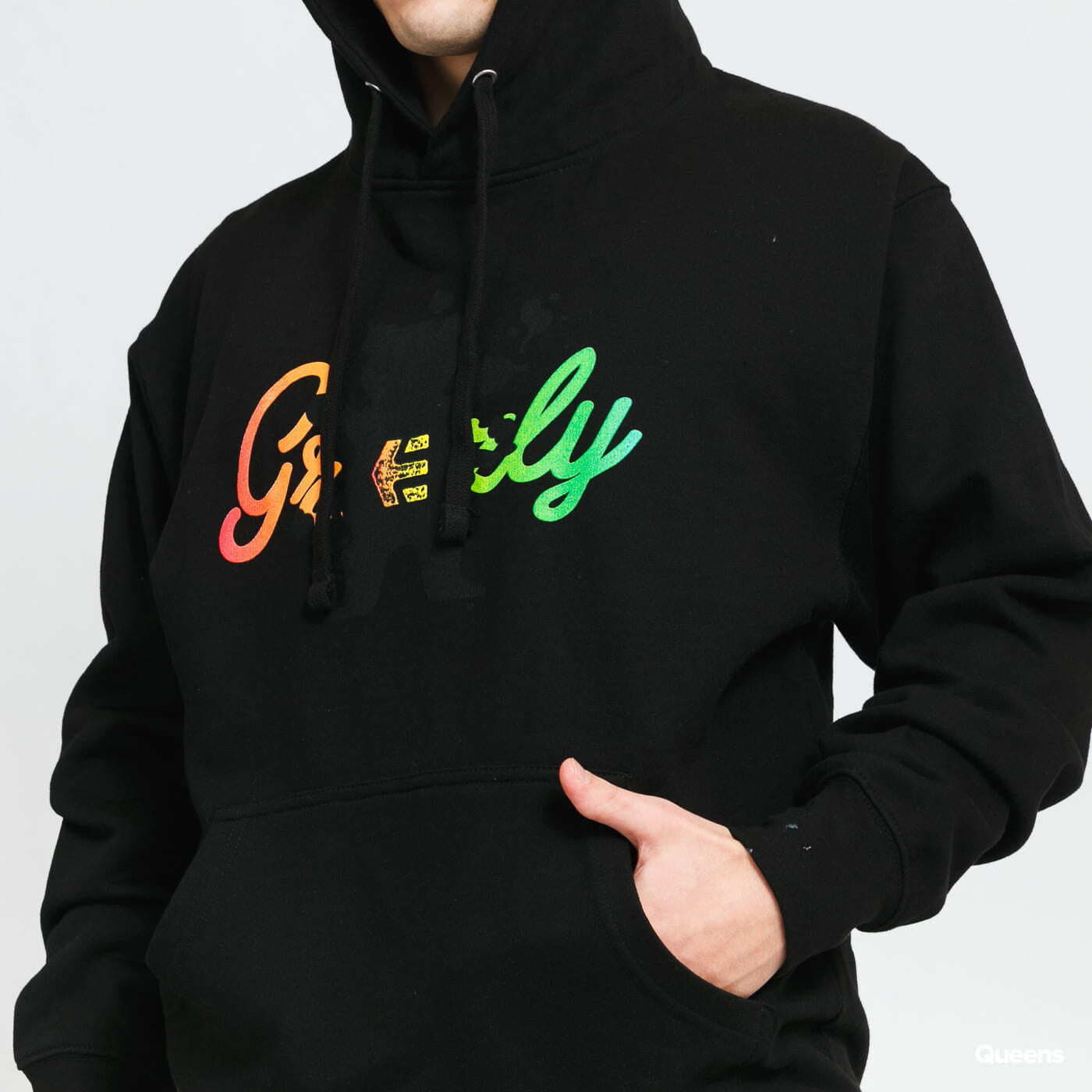 Sweatshirt Etnies Grizzly Hoodie Black Sort | 4130003829001, 1