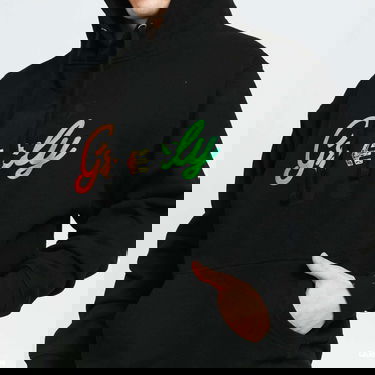 Sweatshirt Etnies Grizzly Hoodie Black Sort | 4130003829001, 1