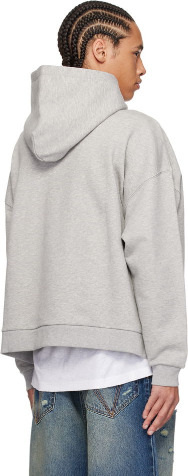 Sweatshirt Palm Angels Palm Angels College Logo Hoodie Grå | PMBB155S25FLE0010810, 1
