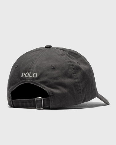 Kasket Polo by Ralph Lauren Cotton Chino Ball Cap Sort | 710667709038, 1