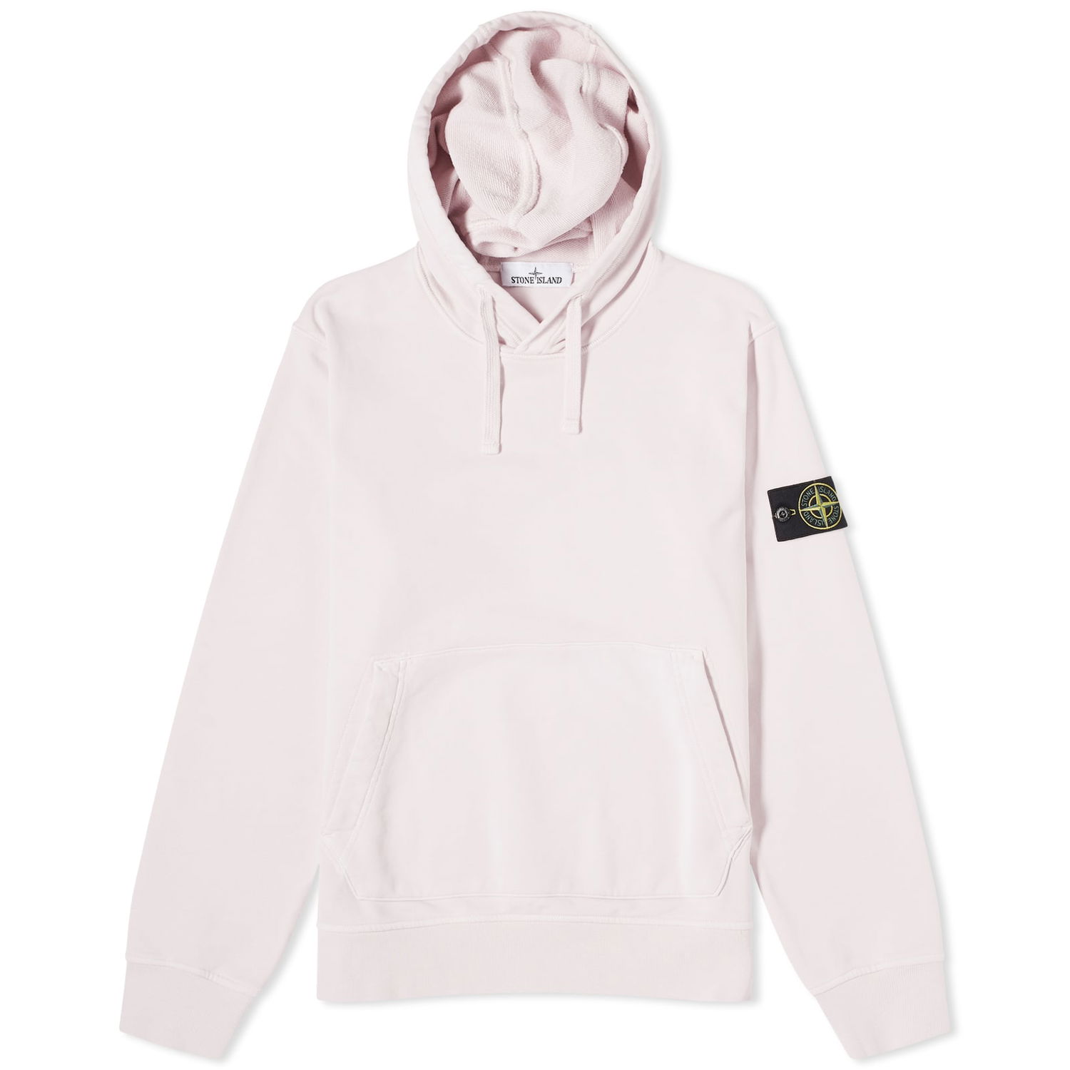 Sweatshirt Stone Island Garment Dyed Popover Hoodie Lyserød | 801564151-V0080, 0