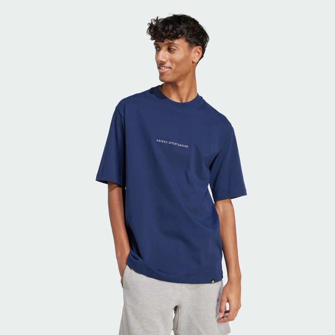 T-shirt adidas Performance Codes Doodle Camp Graphic Tee Blå | JJ3972, 0