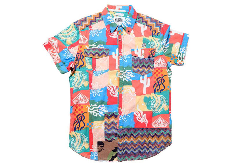 Skjorte BILLIONAIRE BOYS CLUB Billionaire Boys Club Axis Woven Shirt Flerfarvet | 8013601DSC, 0