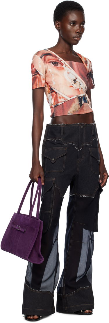 Crop top Andersson Bell Andersson Bell Collage Printed Wrap T-Shirt Flerfarvet | atb1314w, 3