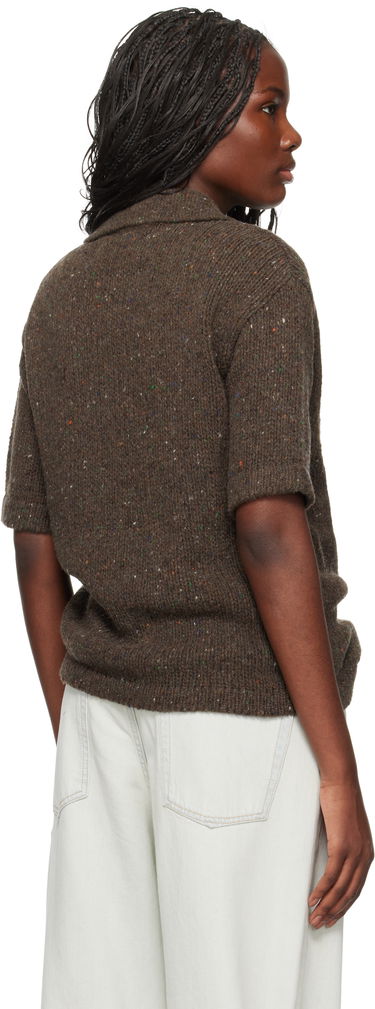 Polo skjorte ERL Wool Polo Shirt Brun | ERL09N002, 2