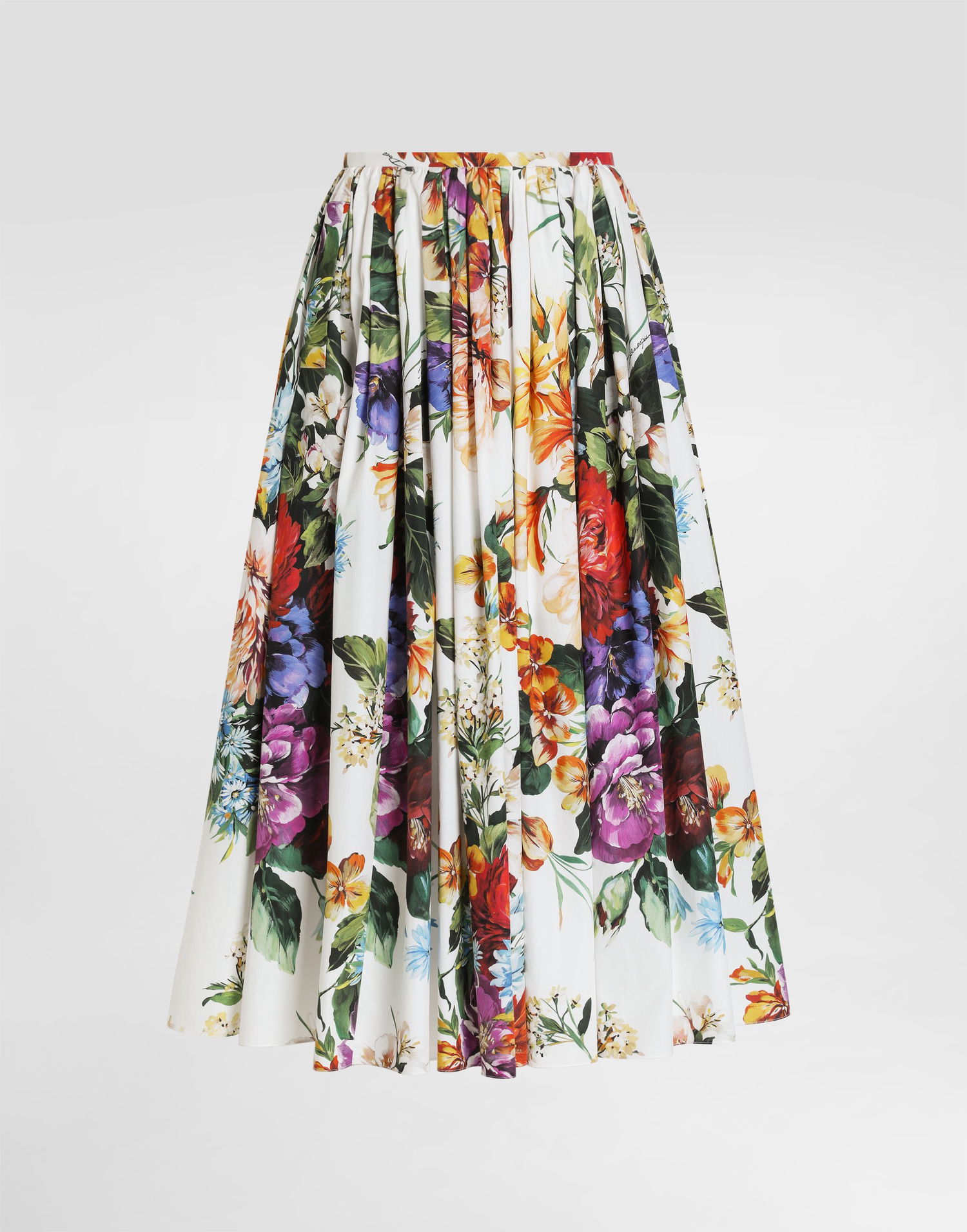 Nederdel Dolce & Gabbana Dolce & Gabbana Flower-Bouquet Print Midi Skirt Flerfarvet | F4CNZTHS5TRHA5PC, 0