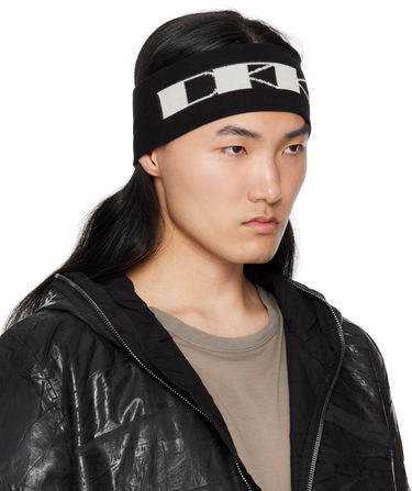 Tørklæde Rick Owens Rick Owens DRKSHDW Hollywood Cotton Headband Sort | DA01E3480 KP6, 1