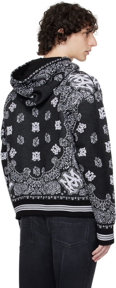 Sweatshirt AMIRI Bandana Hoodie Sort | AMKNHD1004, 2