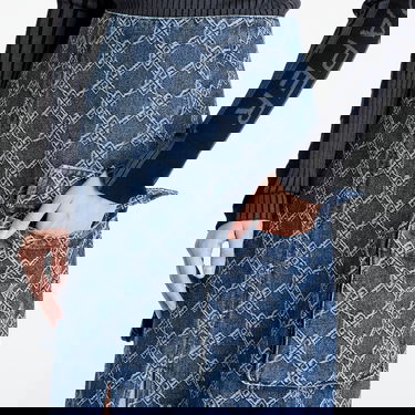 Nederdel DAILY PAPER Skirt Zora Denim Cargo Skirt Blue Blå | 2421066, 4