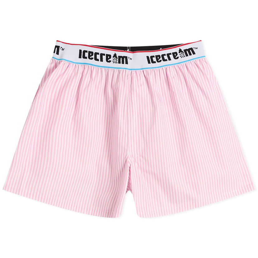 Boksere BBC IceCream ICECREAM Soft Serve Boxer Shorts, Striped Lyserød | ICWW25322-PNK