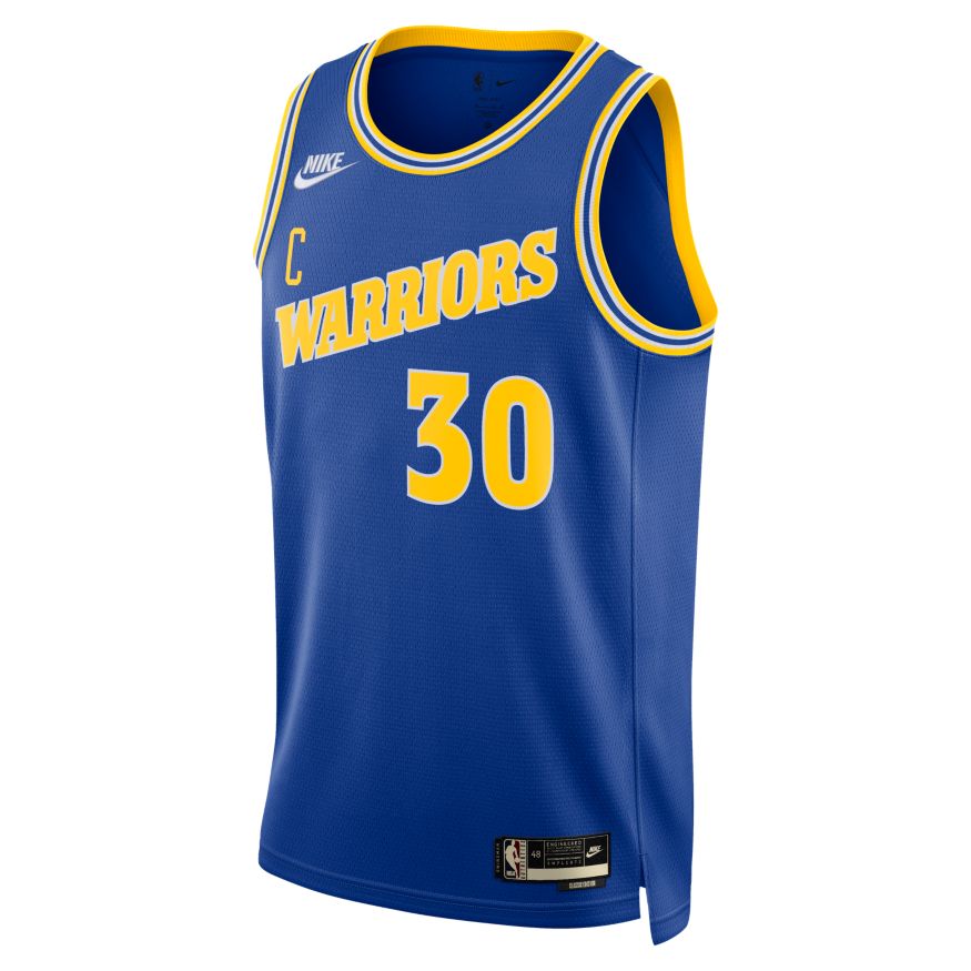Jersey Nike Dri-FIT Golden State Warriors Stephen Curry HWC 2022 Swingman Jersey Mørkeblå | DO9446-497, 0