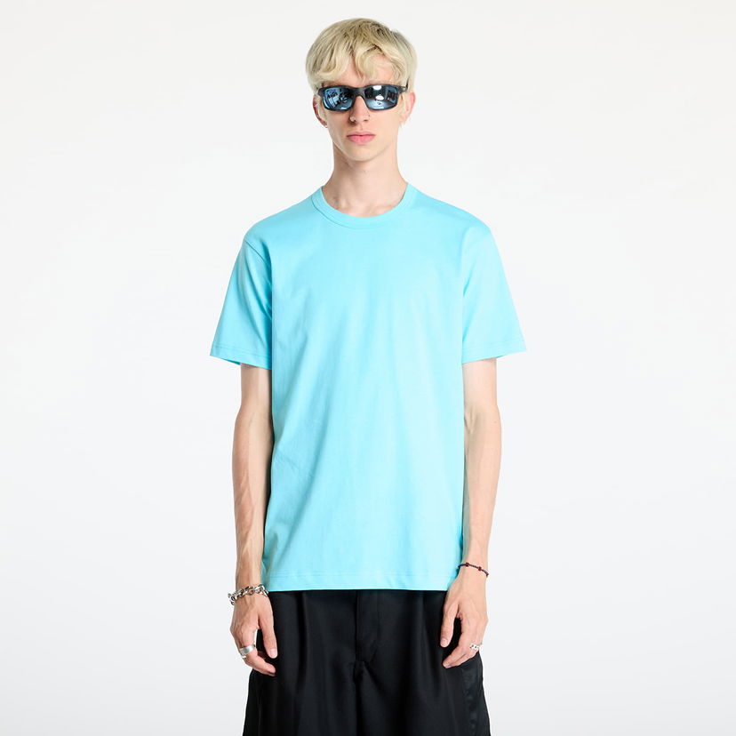 T-shirt Comme des Garçons SHIRT Knit T-Shirt Blue Turkis | FN-T005 Blue