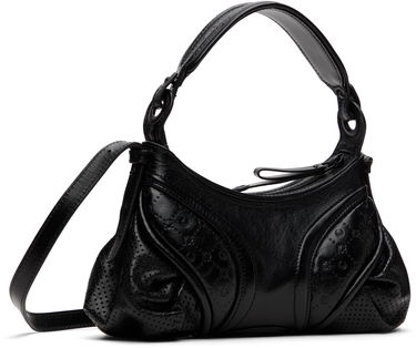 Håndtaske Marine Serre Mini Denim Bag Blå | WBA006A, 2