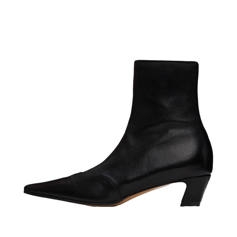 Sneakers og sko Khaite Black 'The Nevada' Stretch Low Boots Sort | F1068-836