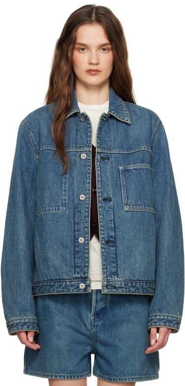 Jakke Jil Sander Jil Sander Regular Fit Denim Jacket Blå | J40SW0007_J45291, 0