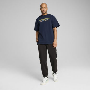 T-shirt Puma Step Up Your Game Basketball T-Shirt Mørkeblå | 627154_01, 3