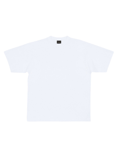 T-shirt Balenciaga Care Label Medium Fit T-Shirt Hvid | 724514TNVL99040