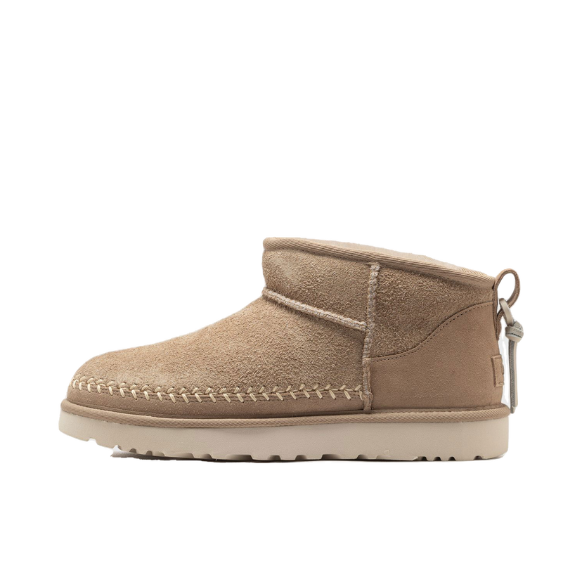 Sneakers og sko UGG Classic Ultra Mini Biarritz Boots Beige | 1171538-MDSD