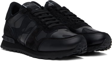 Sneakers og sko Valentino Valentino Garavani Rockrunner Camouflage Sort | 6Y2S0723NSD, 3