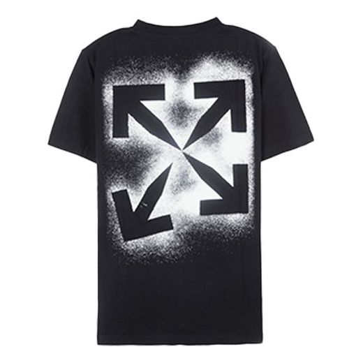 T-shirt Off-White Splash Ink Arrow T-Shirt Sort | OMAA038E20JER0031001, 0