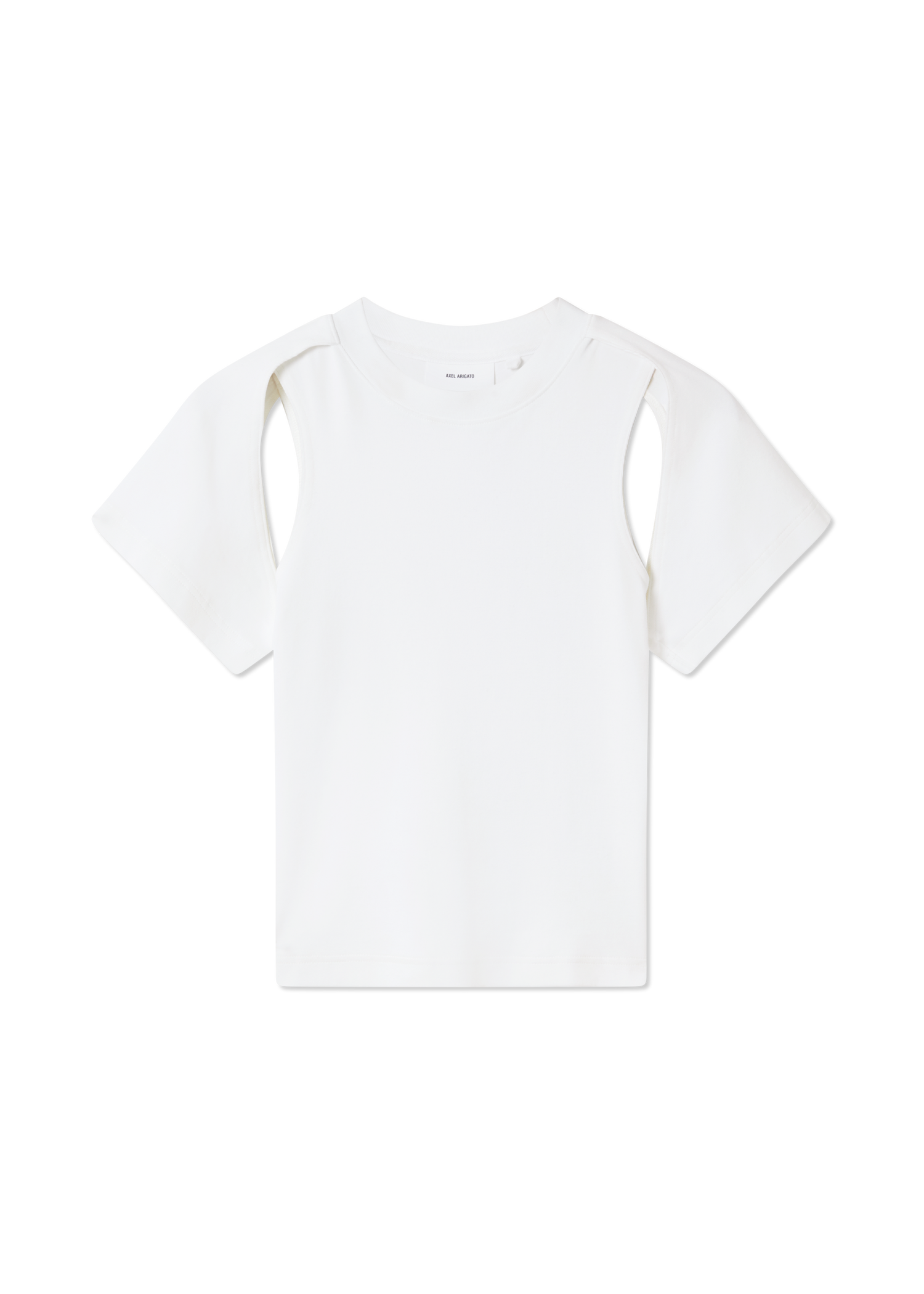 T-shirt AXEL ARIGATO Solar Cut-Out Shoulder T-Shirt Hvid | A3418001, 0
