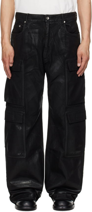 Cargo bukser Rick Owens Rick Owens DRKSHDW Hollywood Double Cargo Pants Sort | DU01E3361 DCF, 0