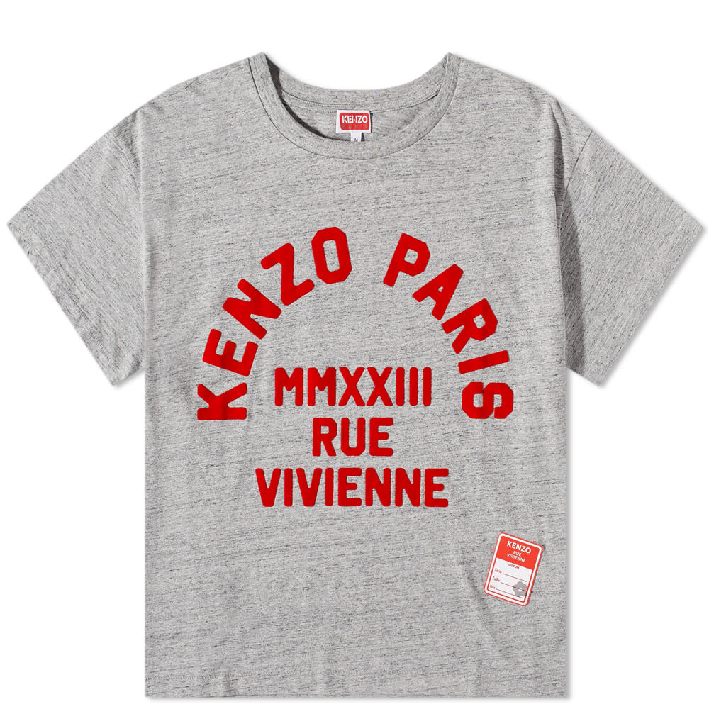 T-shirt KENZO PARIS Rue Vivienne 80'S Tee Grå | FD55TS4594SC-94B, 0