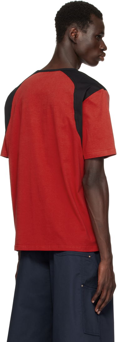 T-shirt Wales Bonner Wales Bonner Dub T-Shirt Rød | MS25JE07-JE01-349 T-SHIRT JERSEY, 2