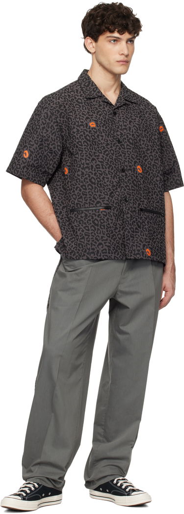 Skjorte UNDERCOVER UNDERCOVER Leopard Print Shirt Grå | UP1E4409-1, 3