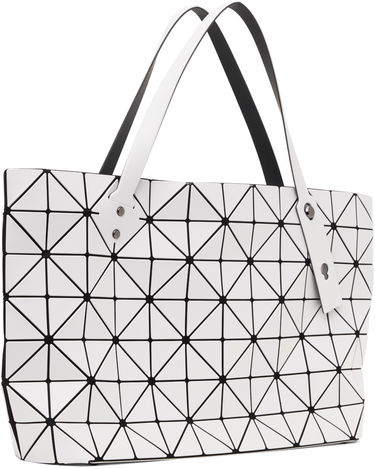 Mulepose BAO BAO ISSEY MIYAKE Geometric Pattern Tote Bag Hvid | BB48AG402, 2