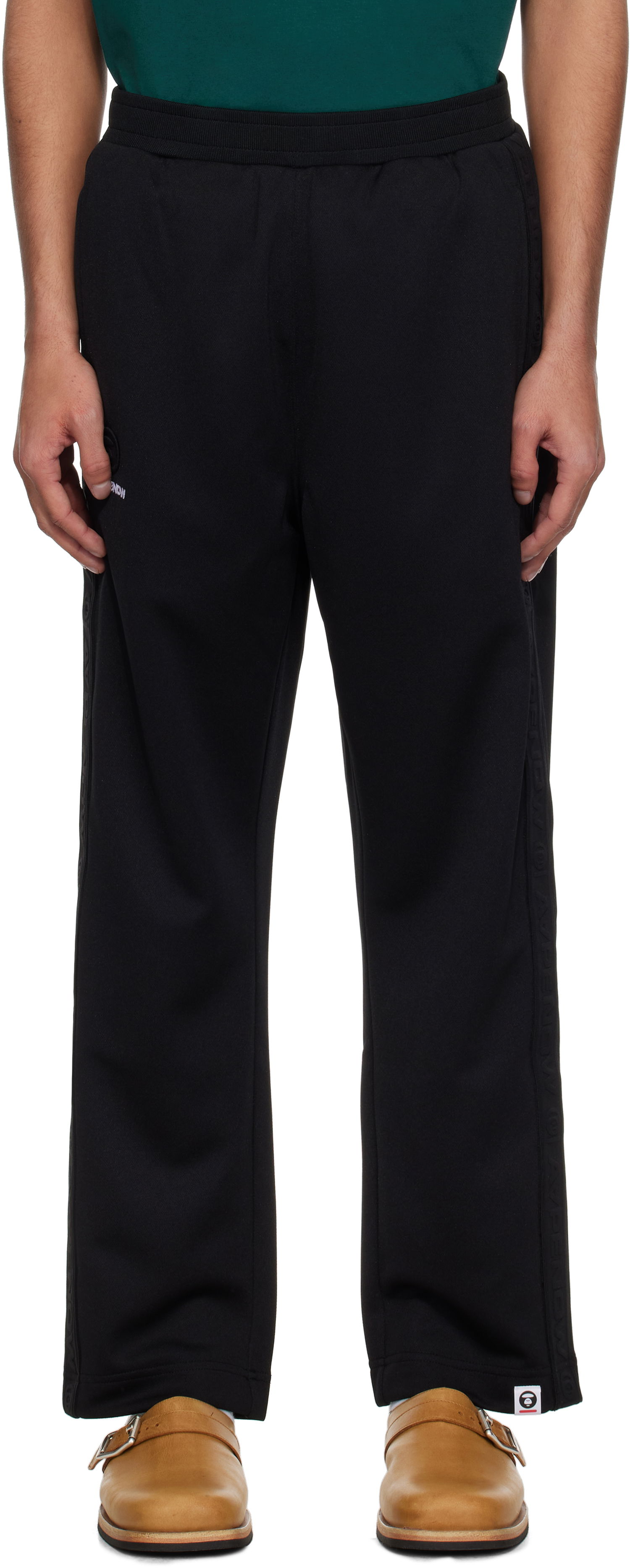 Joggingbukser AAPE by A Bathing Ape AAPE by A Bathing Ape 'AAPE Now' Sweatpants Sort | AAPPTMB674XXNBKX, 0