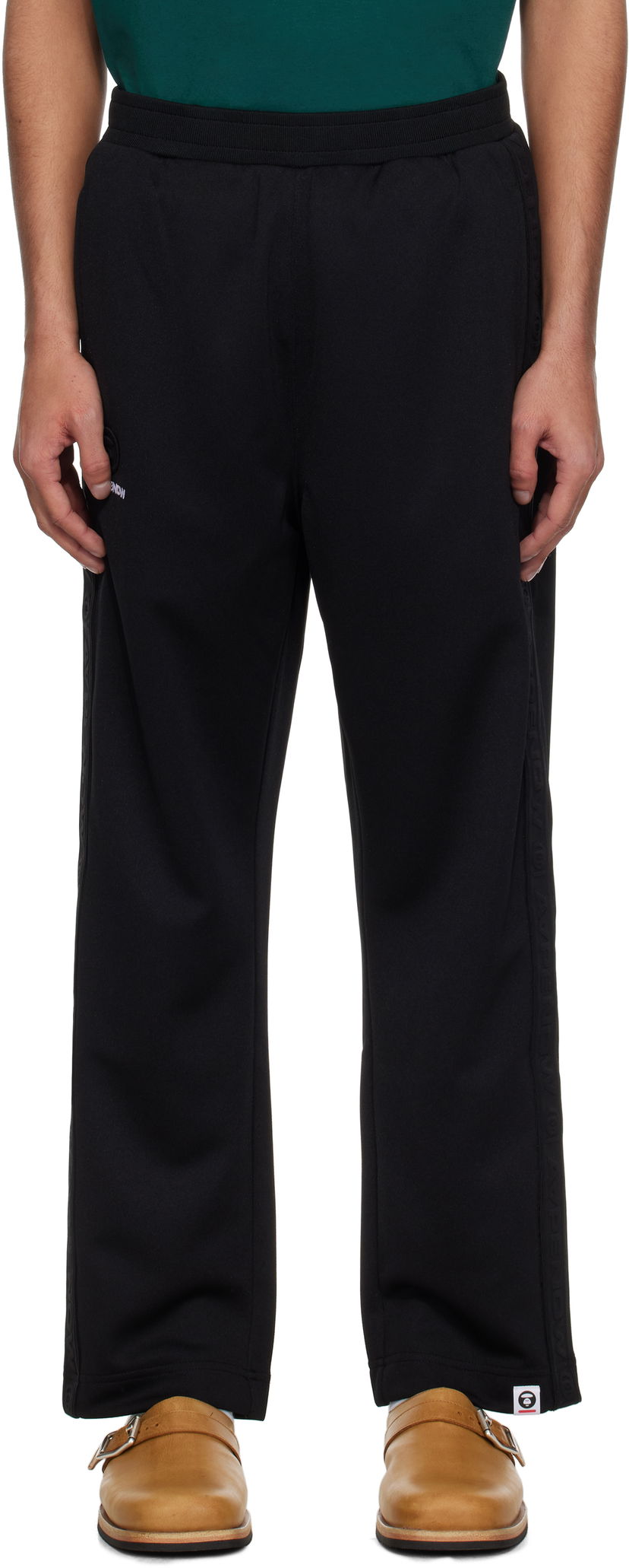 Joggingbukser AAPE by A Bathing Ape AAPE by A Bathing Ape 'AAPE Now' Sweatpants Sort | AAPPTMB674XXNBKX