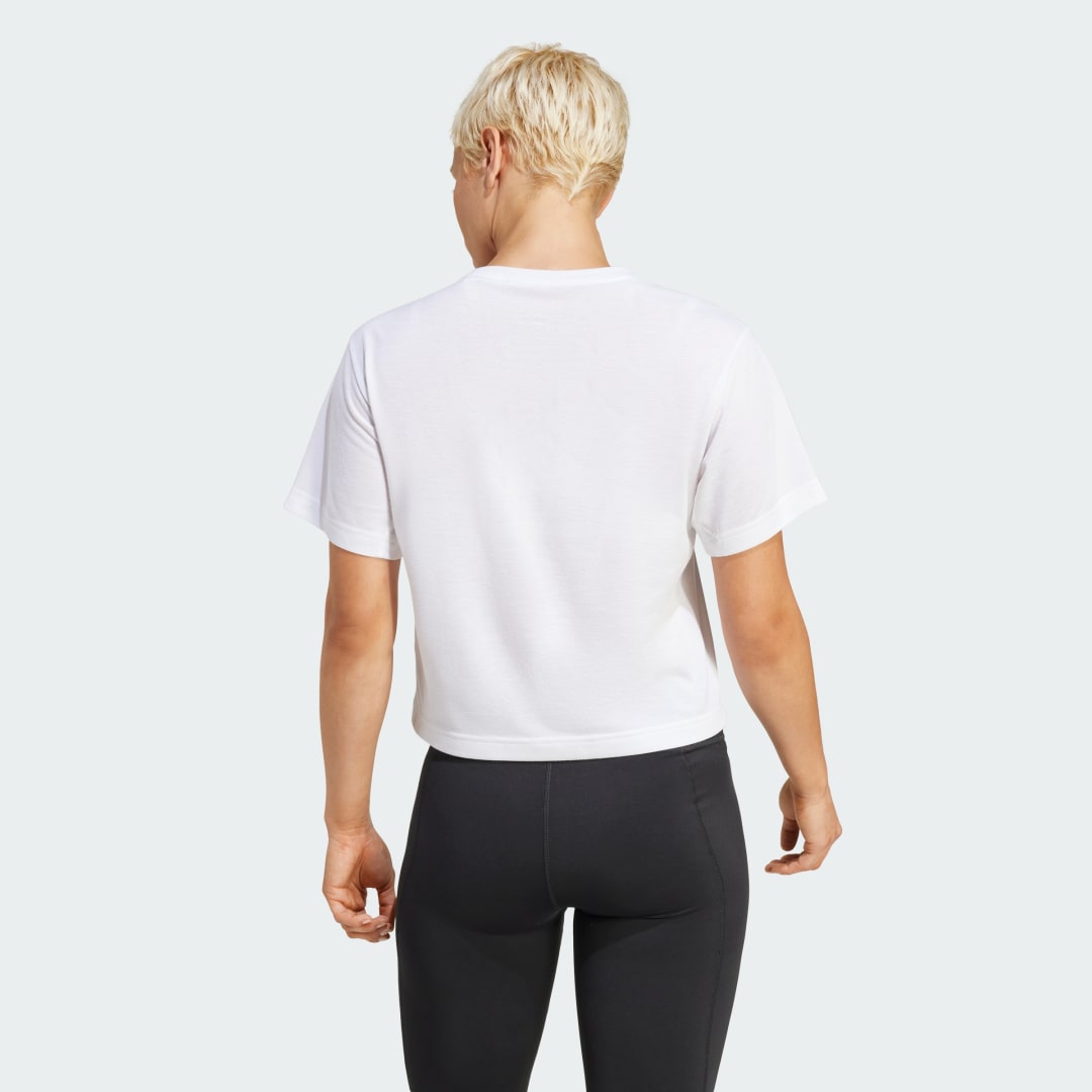 T-shirt adidas Performance Train Essentials Big Logo Performance Hvid | JG8615, 1