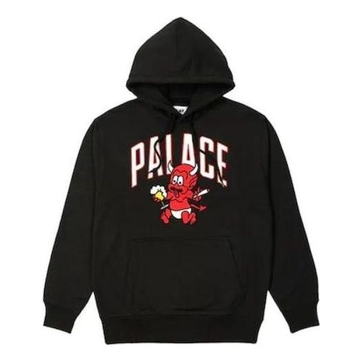 Sweatshirt Palace Palace Temptation Graphic Print Hoodie Sort | P24CS032