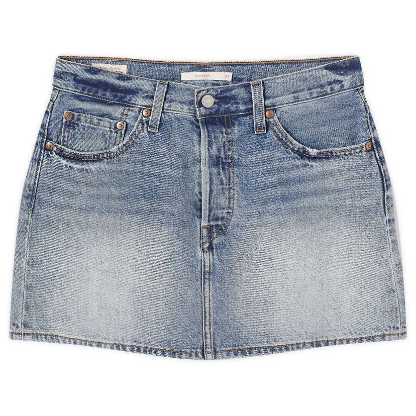 Nederdel Levi's Denim Mini Skirt Size 25" Blå | A4694-0022