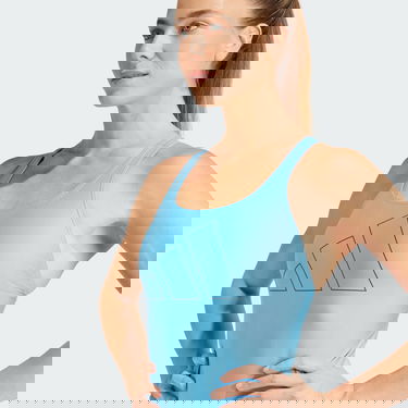 Badetøj adidas Performance Big Bars Swimsuit Blå | IP1812, 4