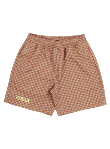 Shorts Pleasures Intercept Houndstooth Shorts Brun | P23F007-BROWN