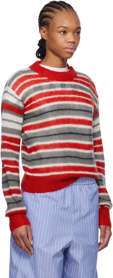 Sweater Marni Marni Striped Mohair Sweater Flerfarvet | GCMD0573Q0 UFU178, 1