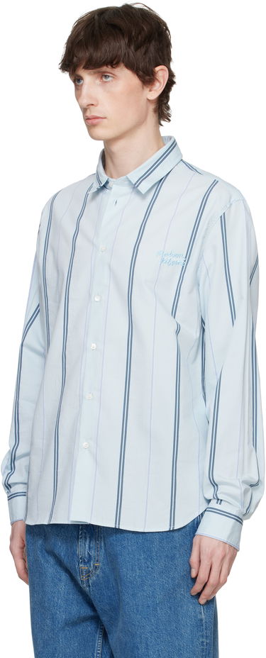 Skjorte MAISON KITSUNÉ Maison Kitsuné Relaxed Shirt Blå | MM00403WC5029, 3