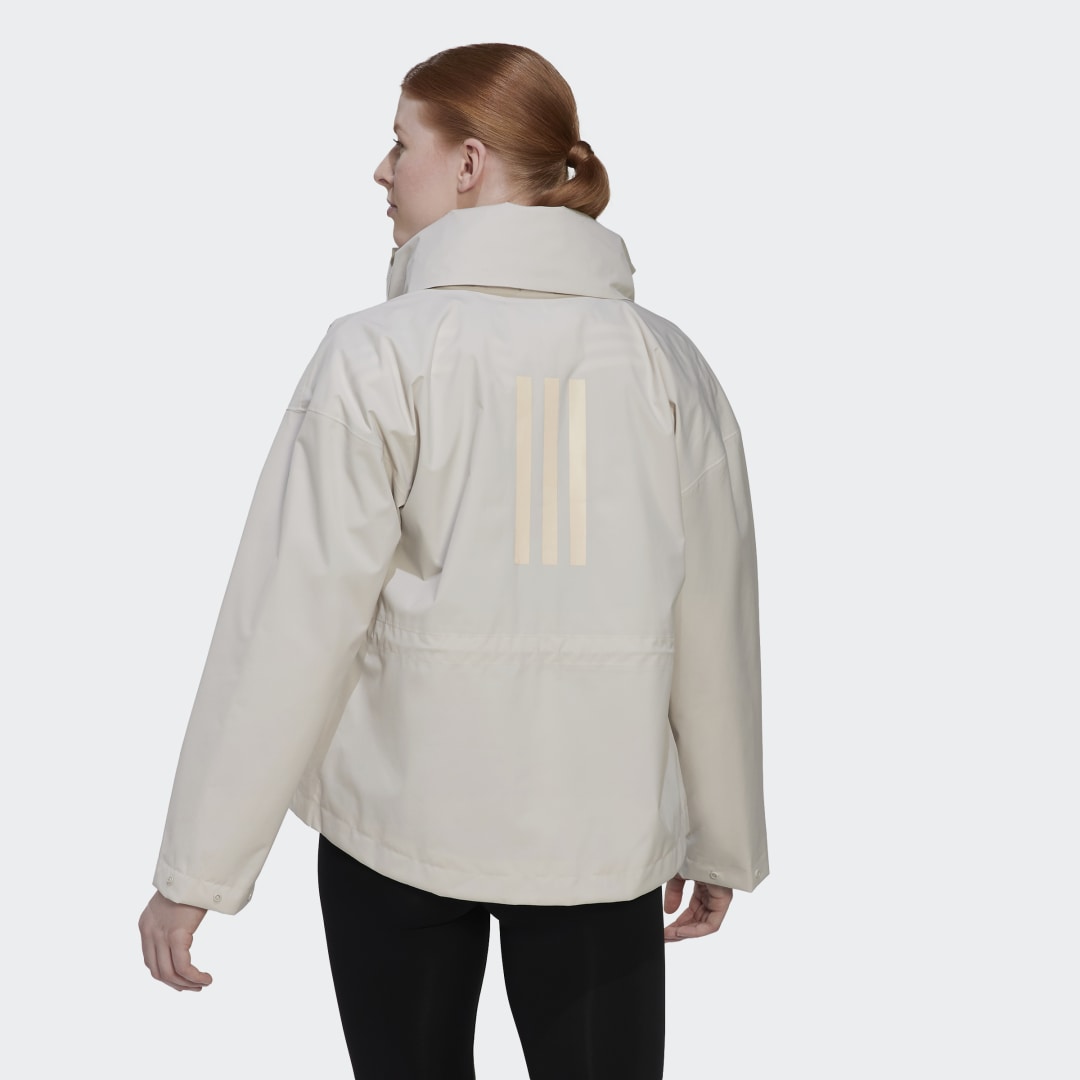 Vindjakke adidas Performance Terrex Traveer RAIN.RDY Jacket Beige | HG6018, 1