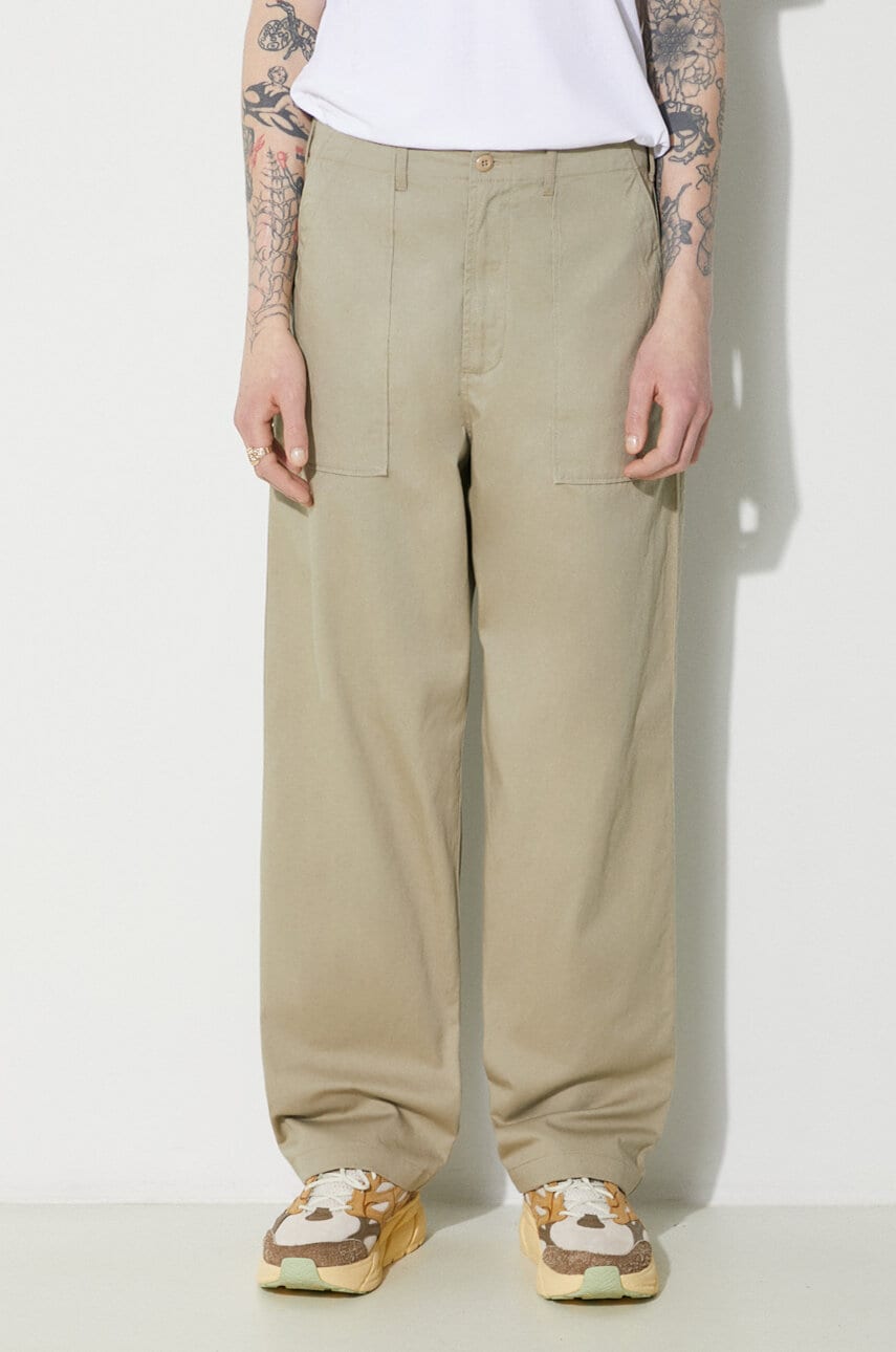 Cargo bukser Universal Works Universal Works Fatigue Pant Beige | 132.STONE, 0