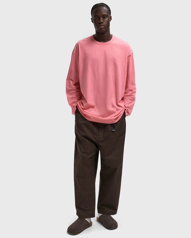 Bukser Comme des Garçons Wide-Leg Cropped Pants with Integrated Web Belt Brun | HP-P012-W25-3, 2