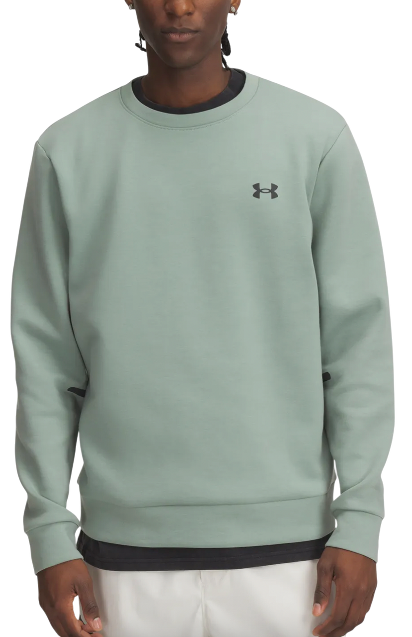 Sweatshirt Under Armour Under Armour Unstoppable Fleece Crew Sweatshirt Grøn | 1389351-348