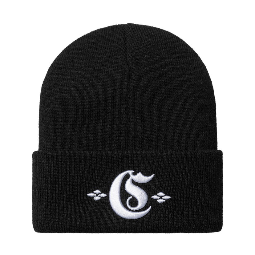 Beanie Carhartt WIP Embroidered Logo Beanie Sort | I034367_1