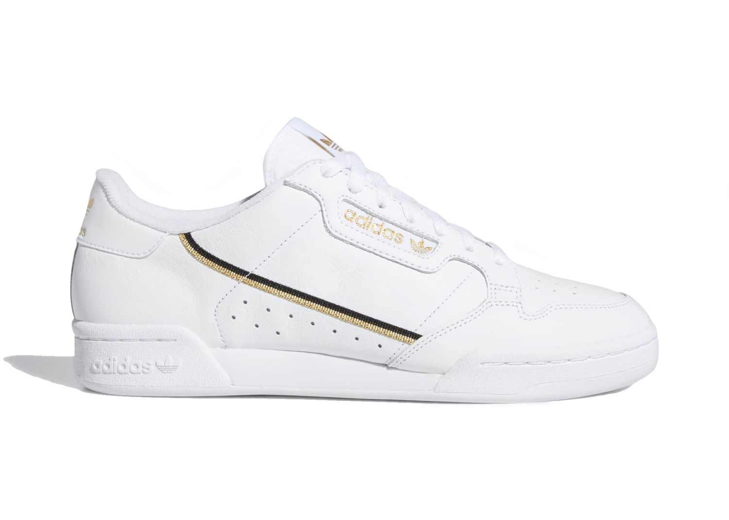 Sneakers og sko adidas Originals Continental 80 Gold Metallic Hvid | EG5663, 0