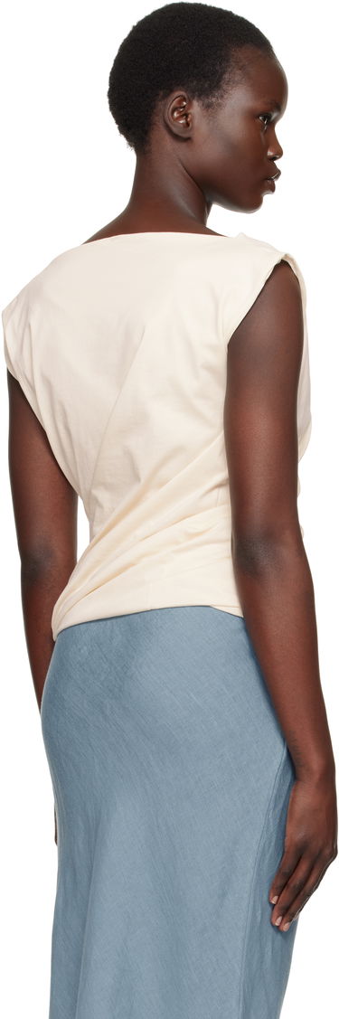 Tanktop Baserange Turn Sleeveless Top Beige | TOTUT-RC-SP25, 2