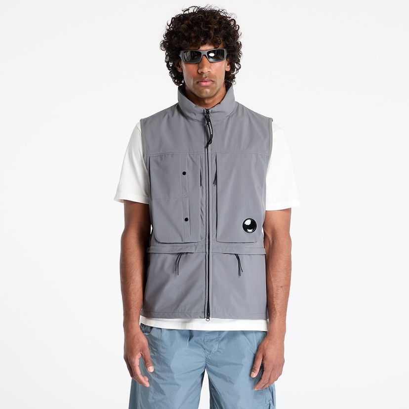 Vest C.P. Company C.P. Company Shell-R Hooded Vest Grå | 18CMVE132A005968A-935