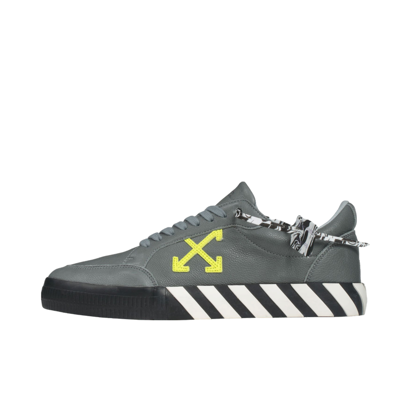 Sneakers og sko Off-White Low Vulc "Grey Green Fluo" Grå | OMIA085F20LEA0040970