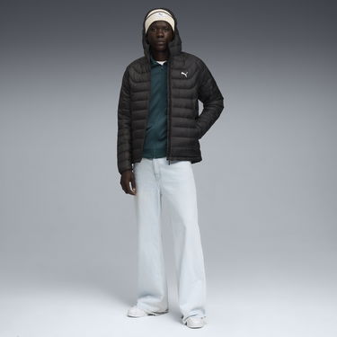 Puffer jakke Puma Packlite Hooded Down Jacket Sort | 685221_01, 2