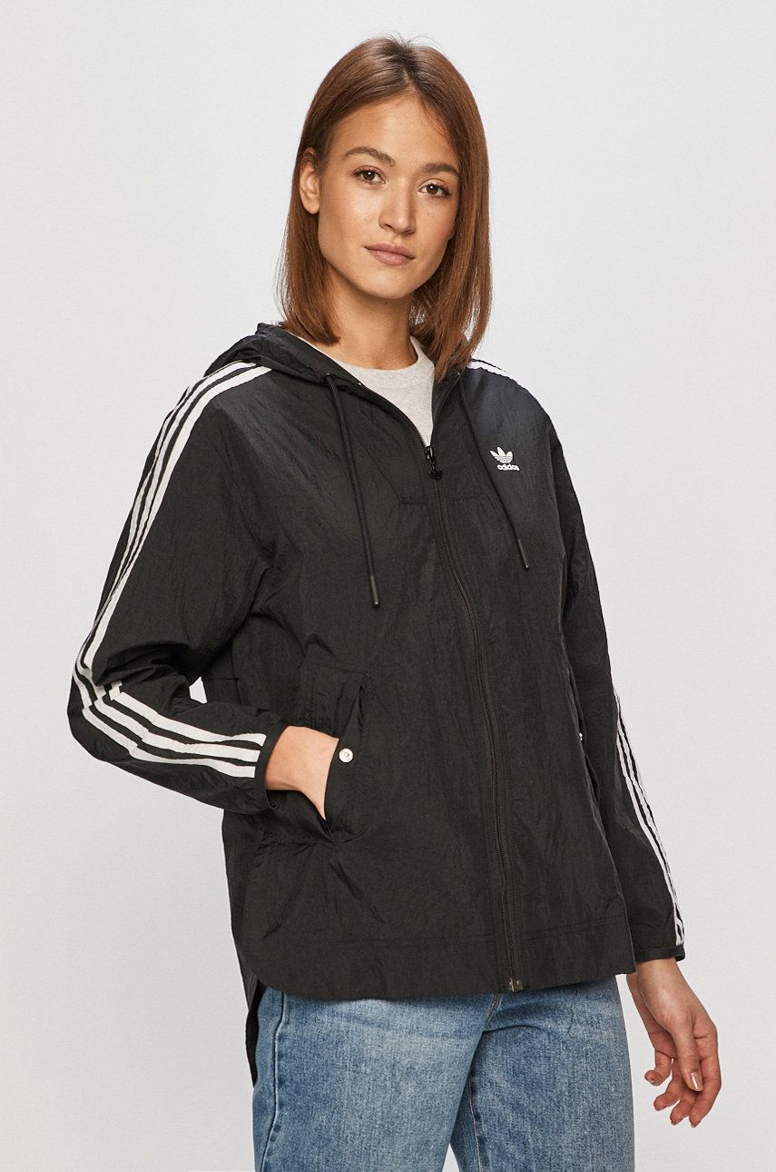 Vindjakke adidas Originals Windbreaker Adicolor Classics Sort | gn2780, 1